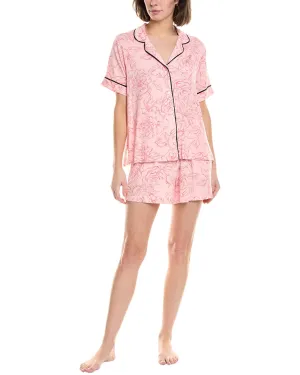 Sanctuary 2-teiliges Schlafshirt & Shorts Set