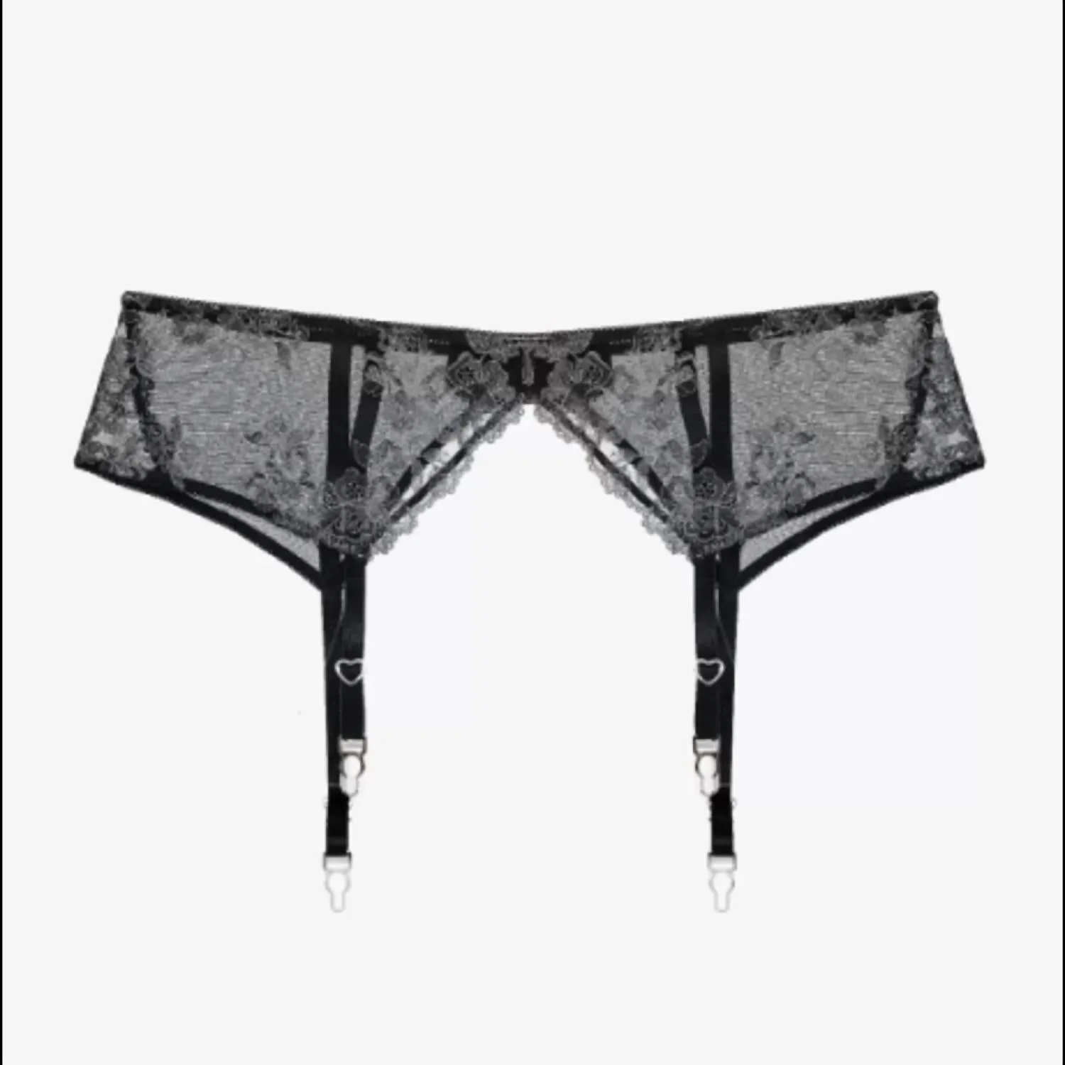 Sensueller Strumpfhalter in Schwarz