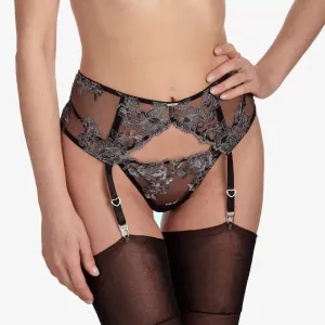 Sensueller Strumpfhalter in Schwarz