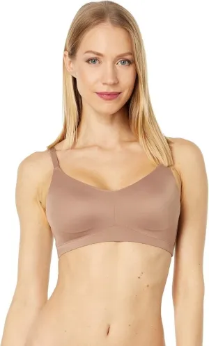 Spanx Trifecta BH Damen Größe S Hellbraun Dehnbarer V-Ausschnitt mit Spaghettiträgern VSQ107