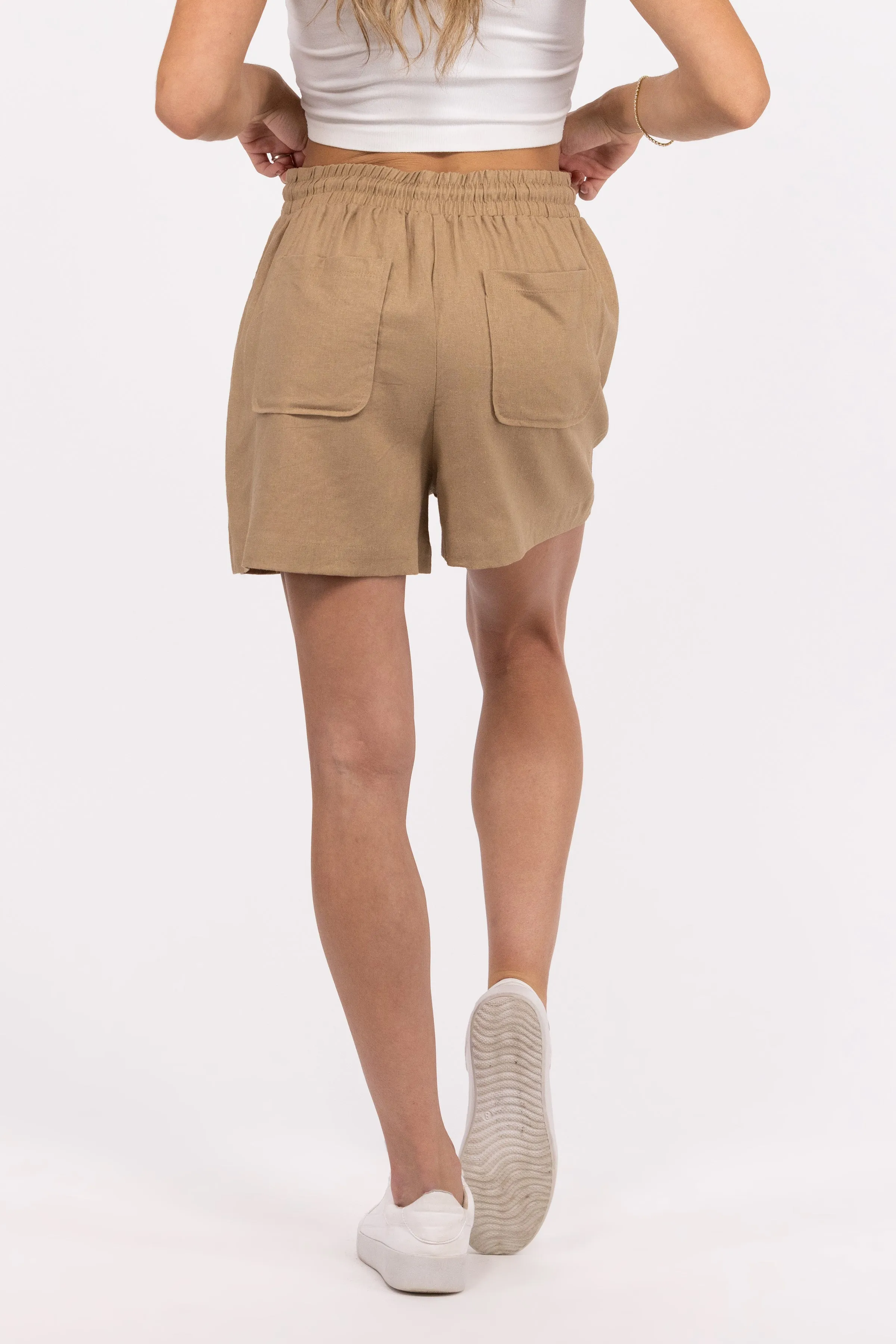 Gerade Durch Mein Herz Damen Bundfalten Shorts