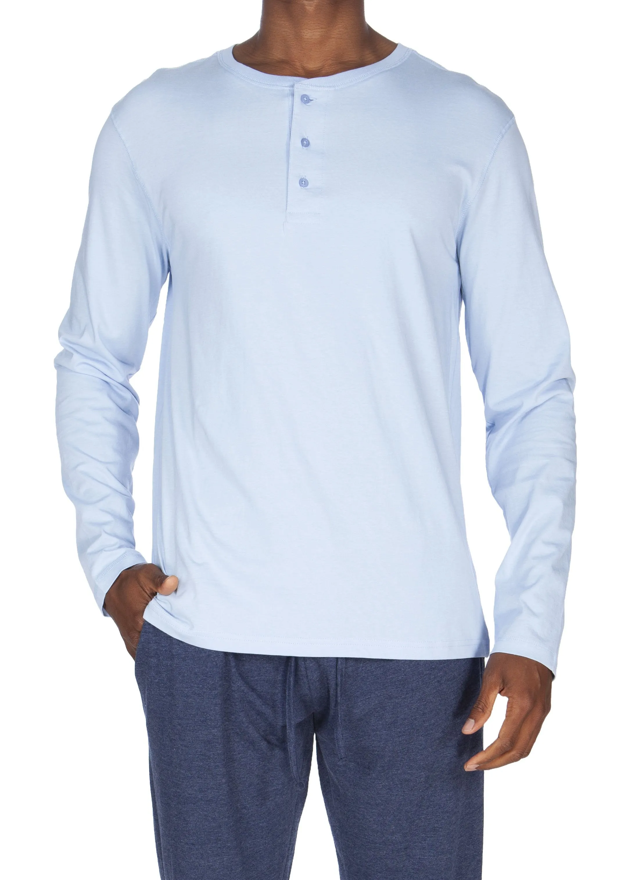 Superweicher Langarm-Henley
