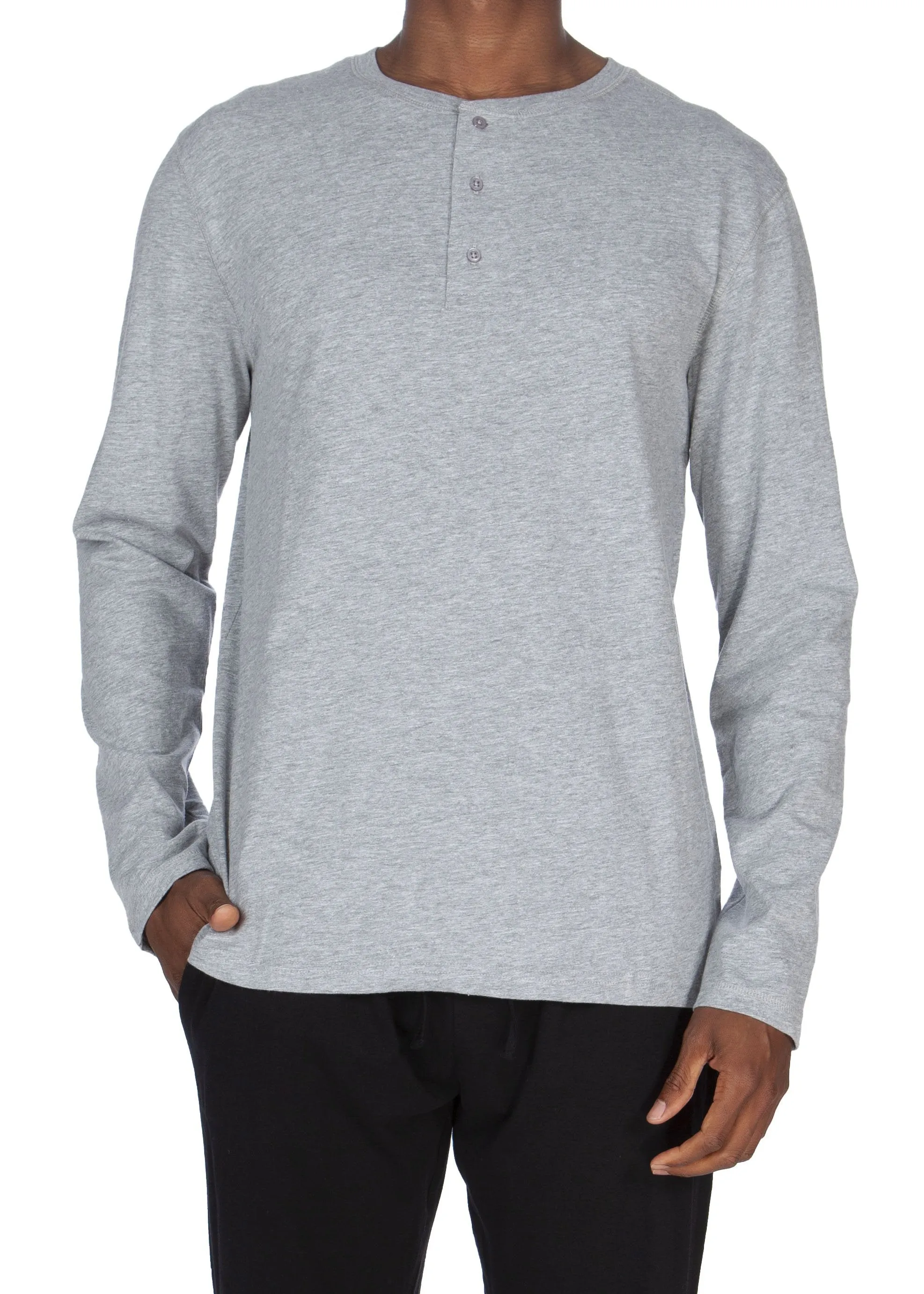 Superweicher Langarm-Henley