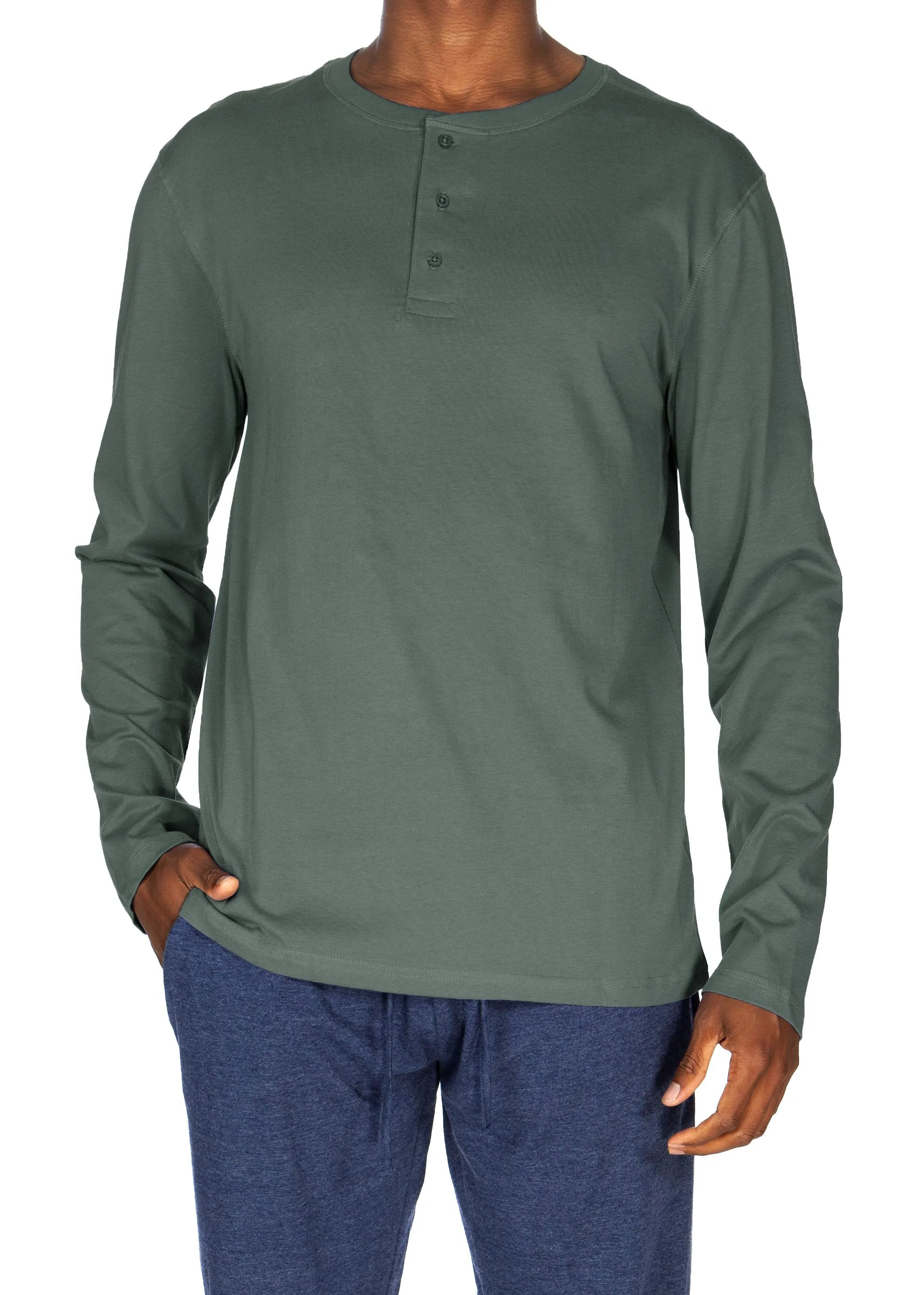 Superweicher Langarm-Henley