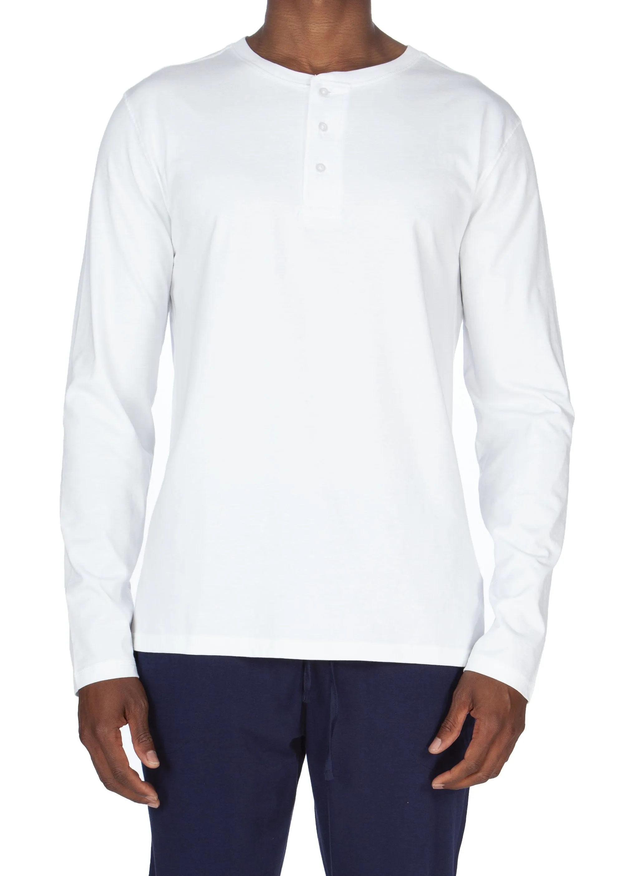 Superweicher Langarm-Henley