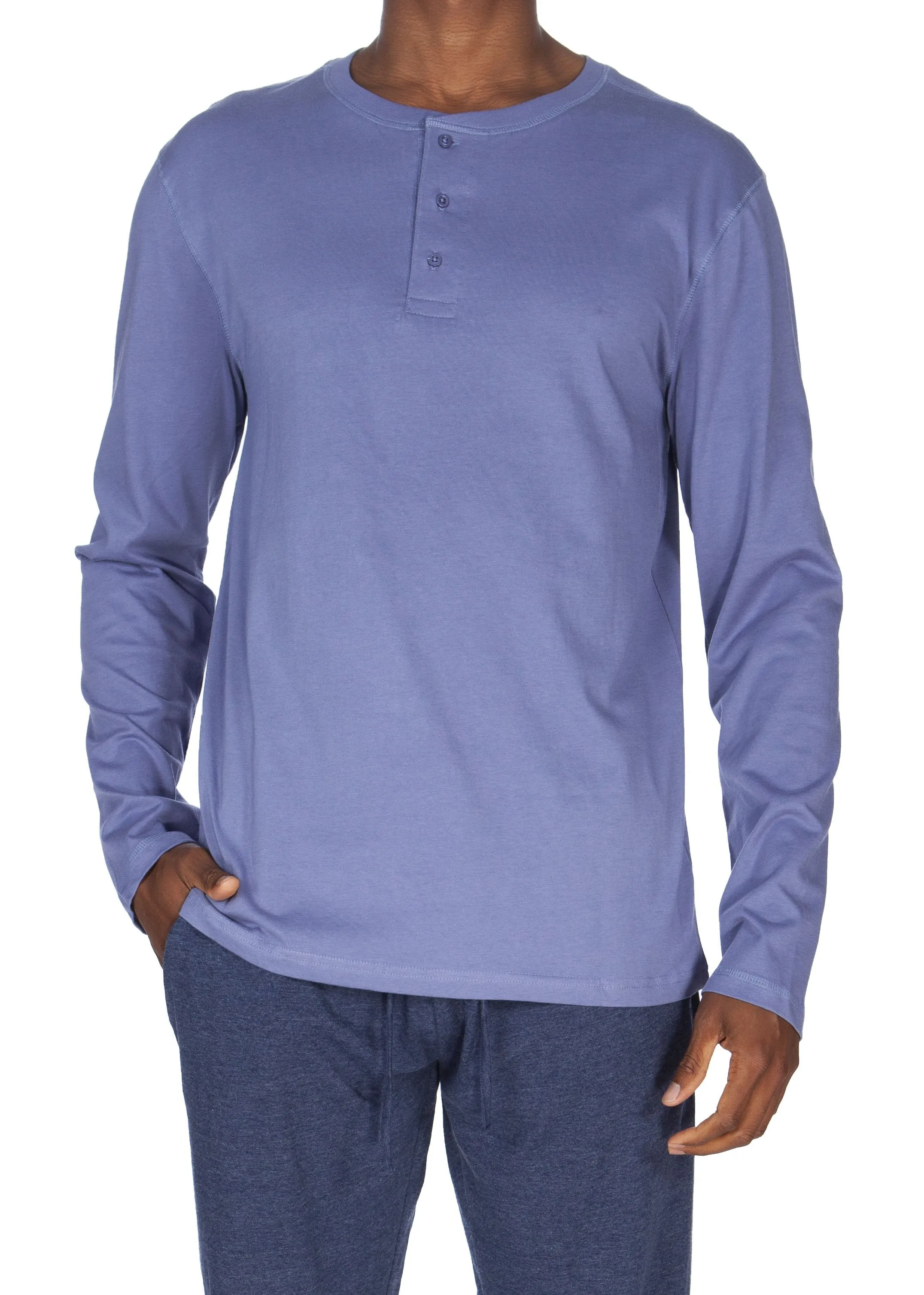 Superweicher Langarm-Henley
