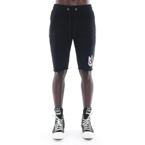 SWEATSHORT IN SCHWARZ