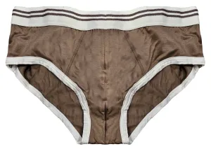 Schweiz Herren Strick-Slip in Braun