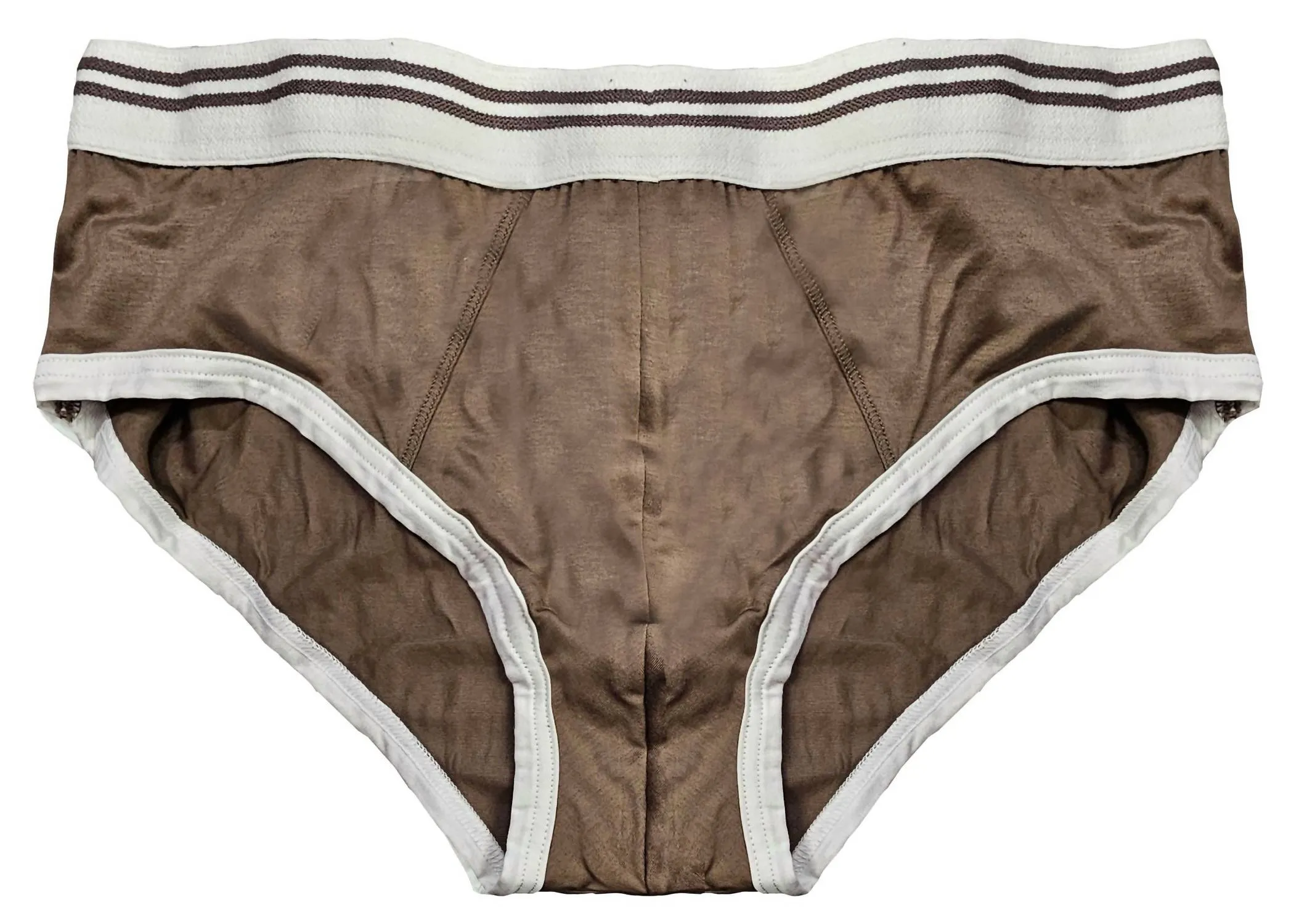 Schweiz Herren Strick-Slip in Braun