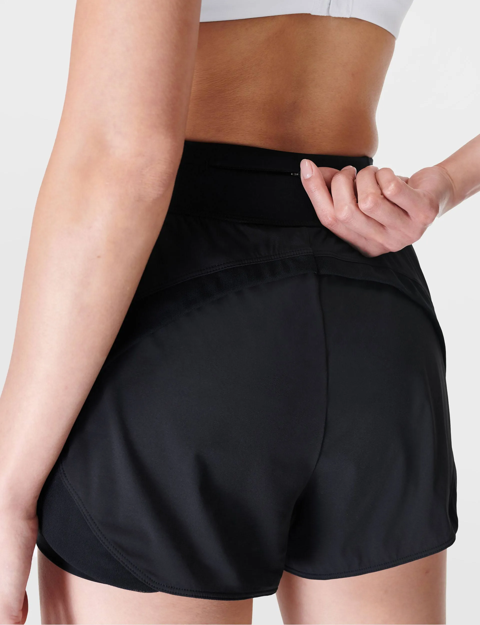 Tempo-Laufshorts - Schwarz