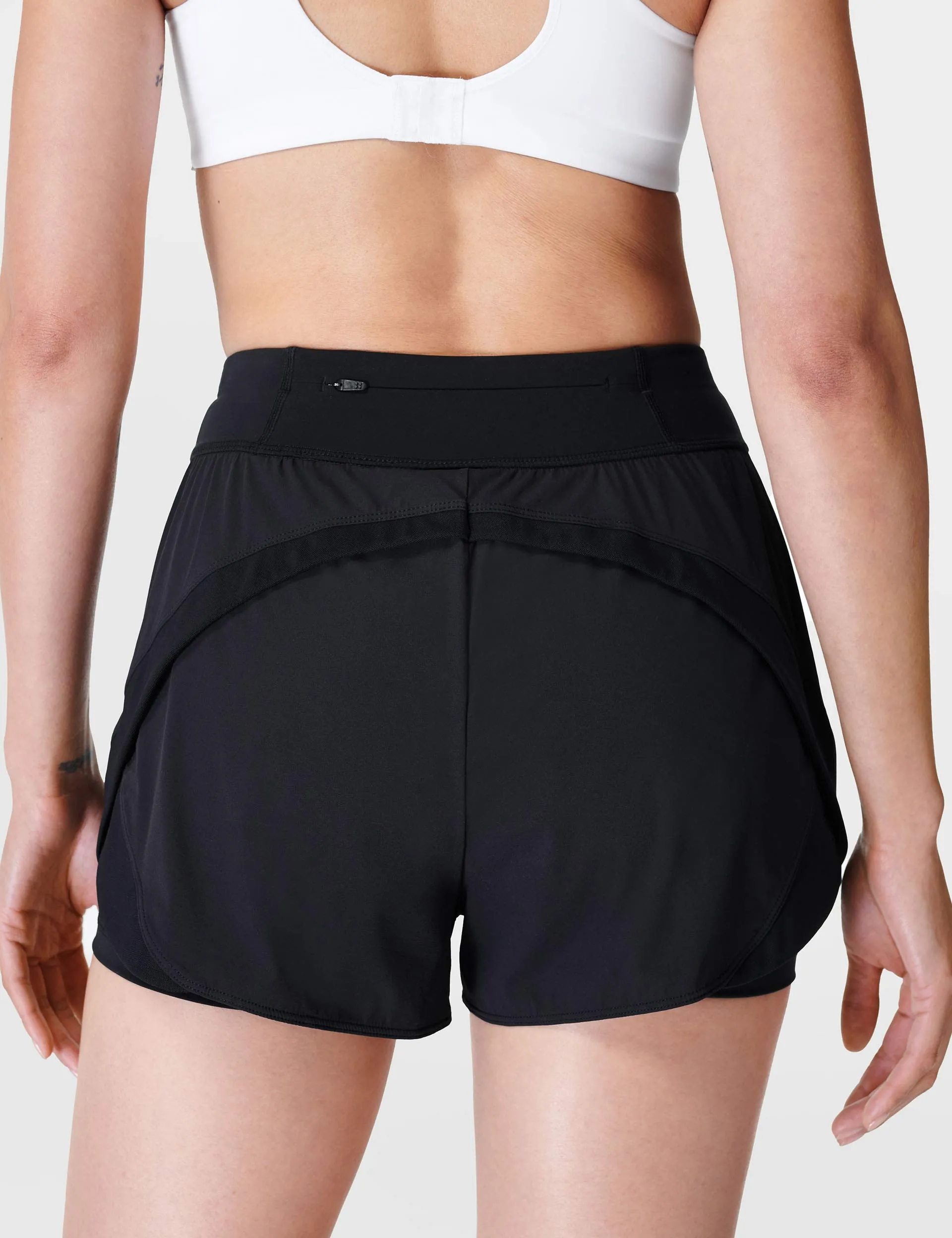 Tempo-Laufshorts - Schwarz
