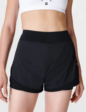 Tempo-Laufshorts - Schwarz