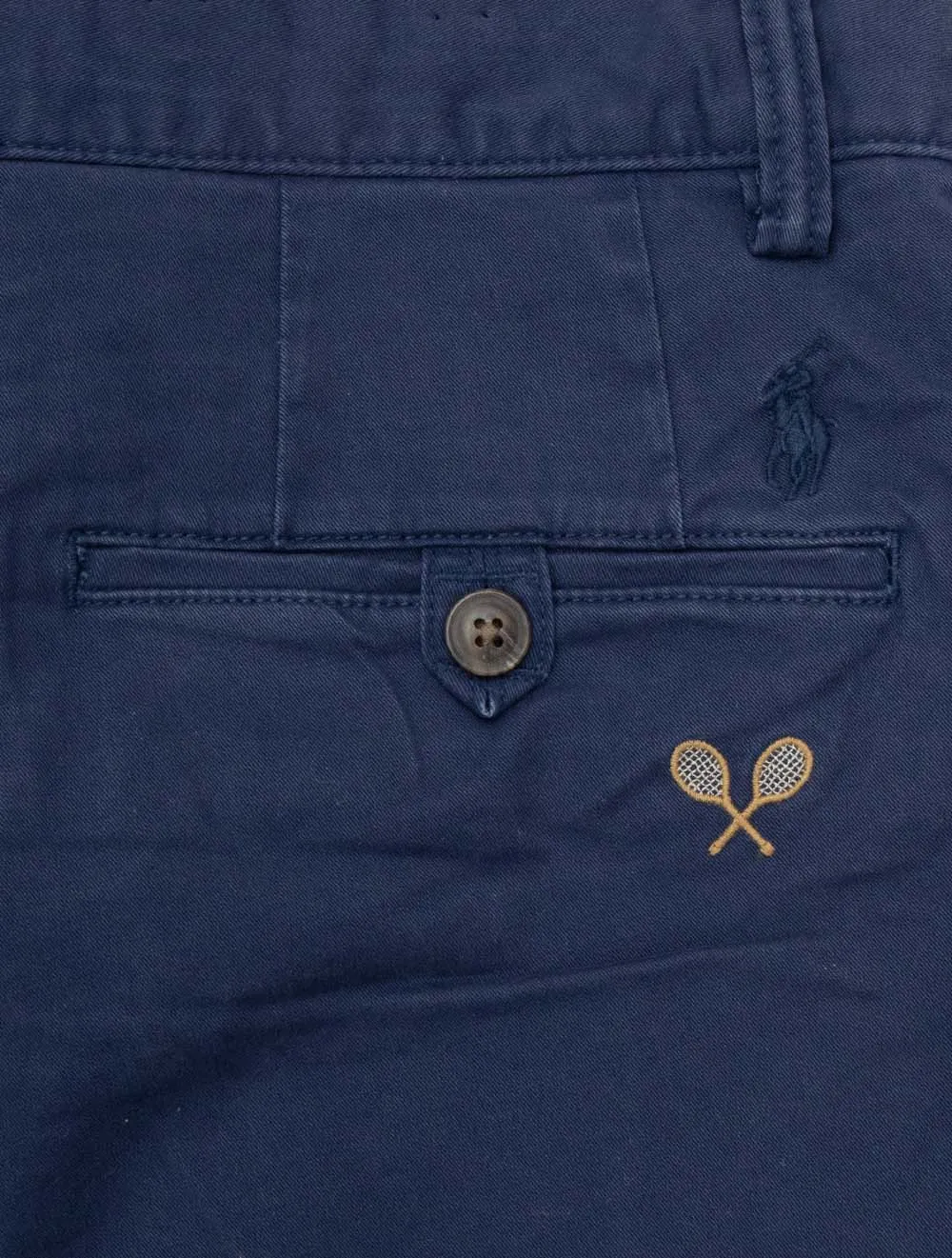 Tennisschläger Chino Shorts Blau