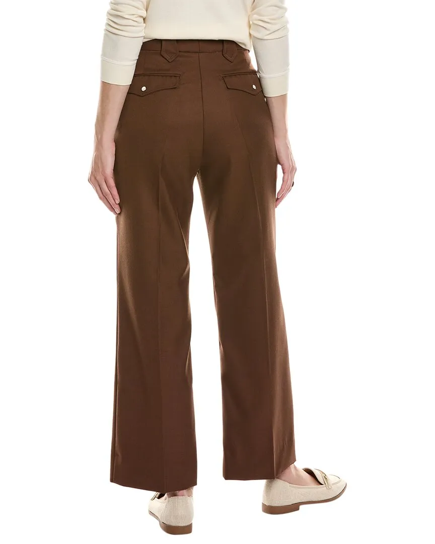 THE GREAT Die Western-Hose aus Wollmischgewebe