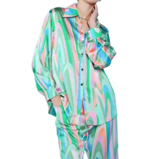 Das Groovy Baby-Set in Grün Multi