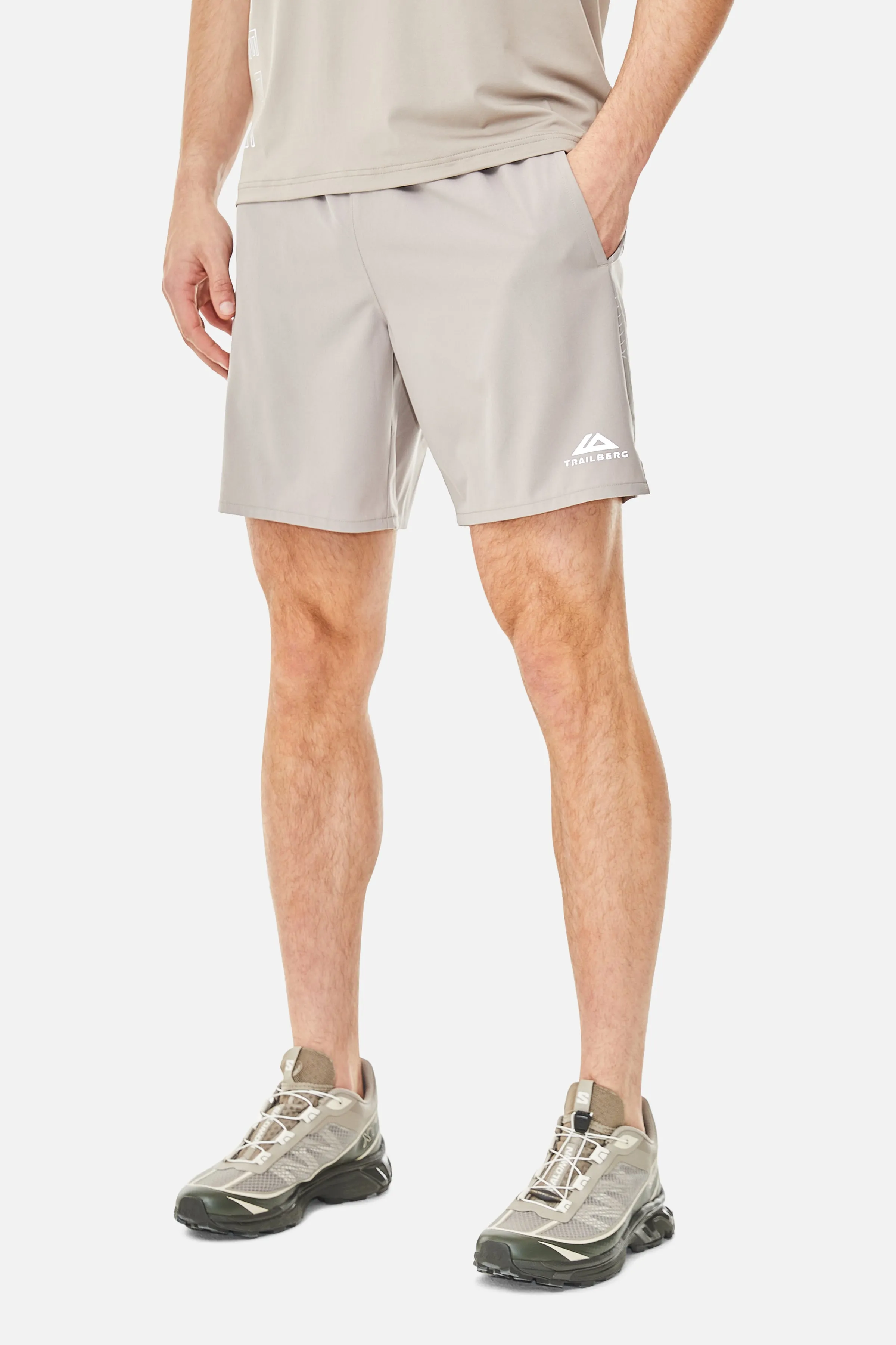 Trailberg Axis Jacquard Short - Mondgestein