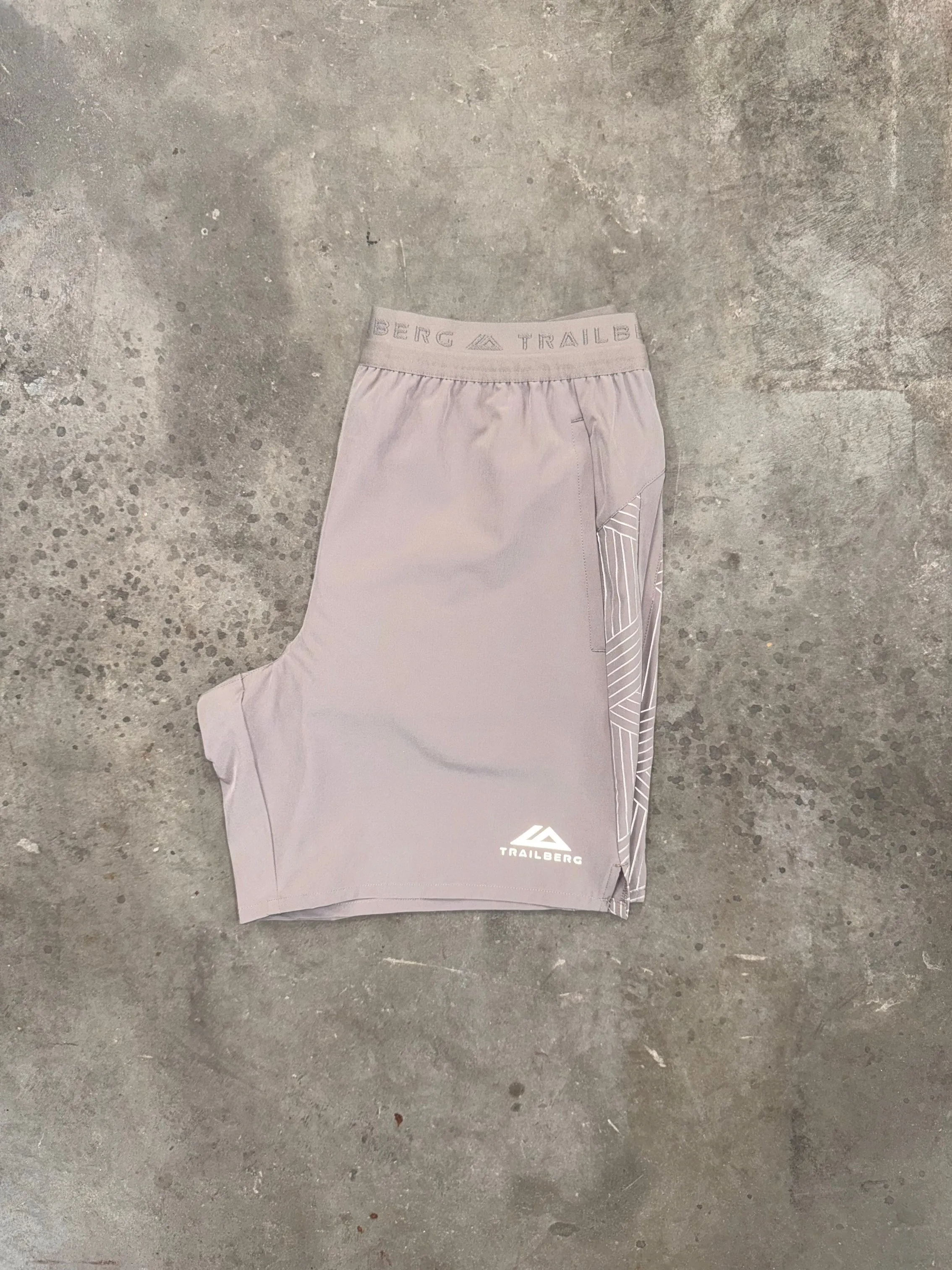 Trailberg Axis Jacquard Short - Mondgestein