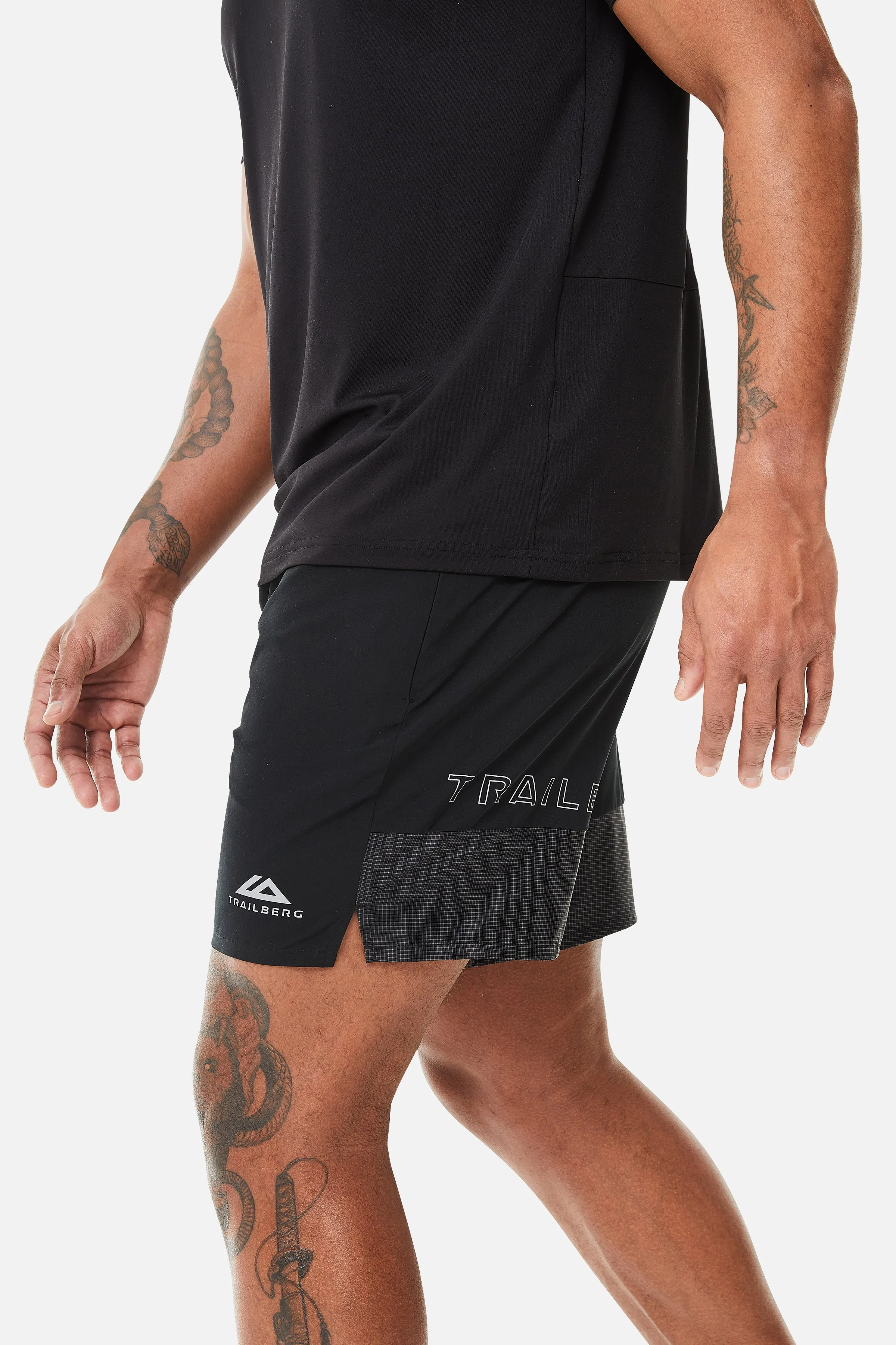Trailberg Rapid Grid Short - Schwarz