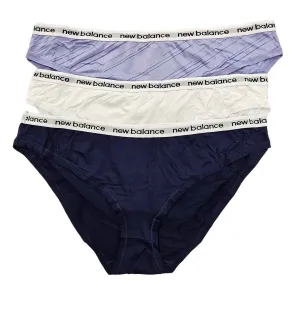 Damen 3er-Pack Performance Unterwäsche Eversoft Hipster in Print/Weiß/Pigment