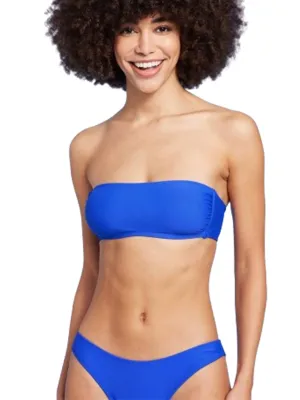 Damen Bandeau Bikini-Oberteil, Dunkelblau
