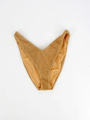 Damen Glitzer Bikini-Höschen, Gold