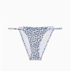 Damen Bikini-Höschen mit hohem Beinansatz, Weiß