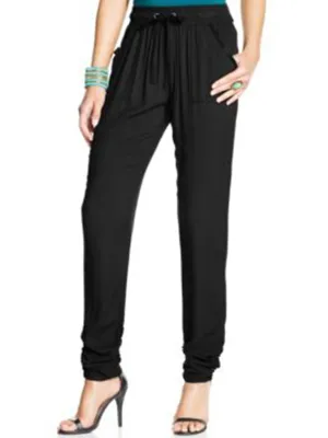 Damen Basic Hose, Schwarz
