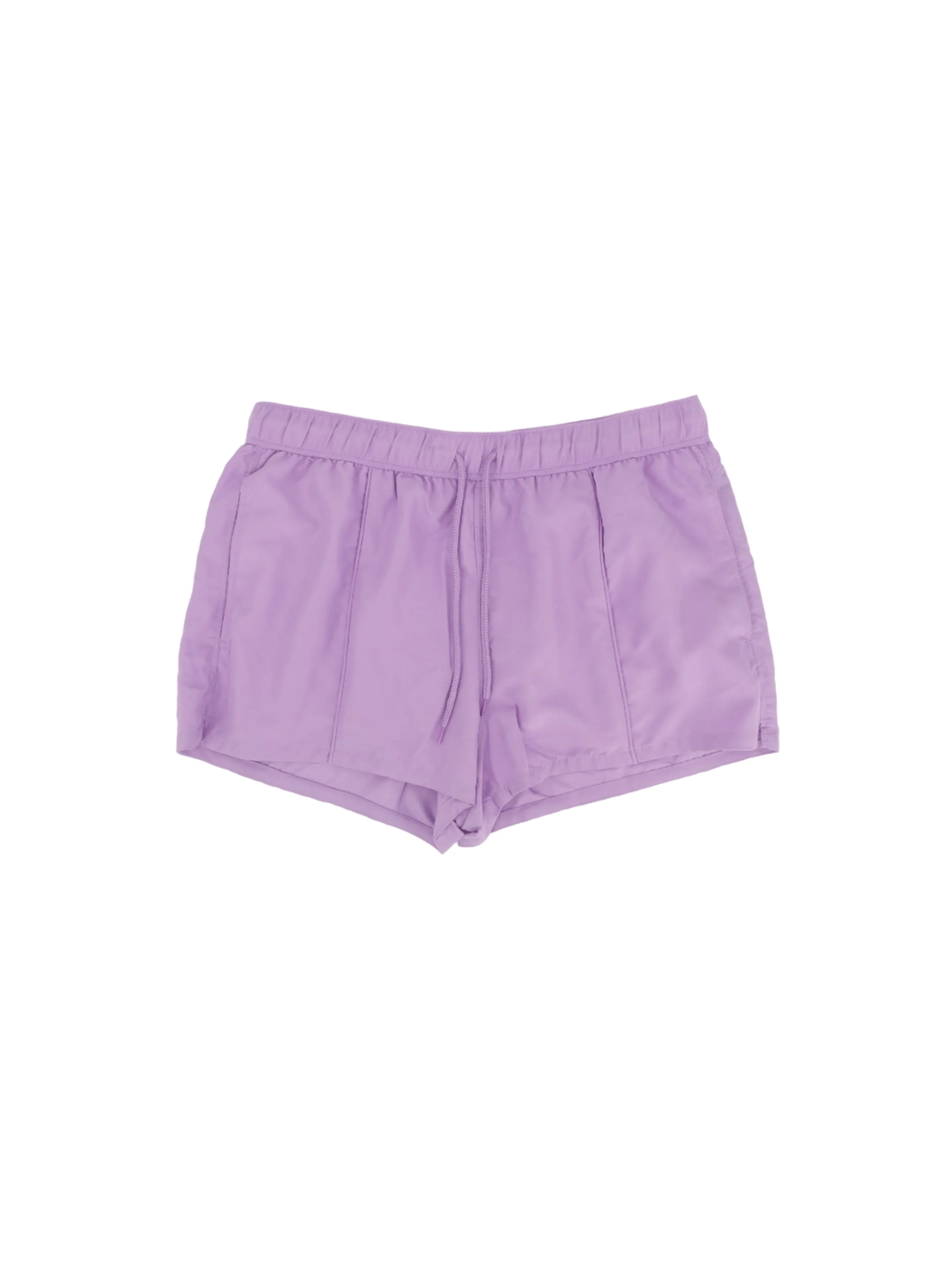 Damen einfarbige Badeshorts, Lila