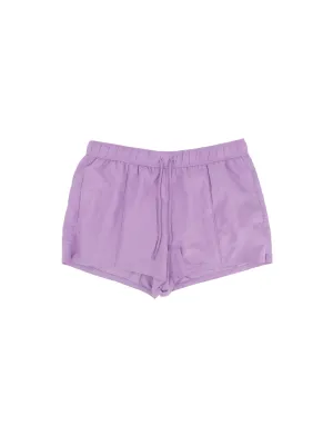 Damen einfarbige Badeshorts, Lila