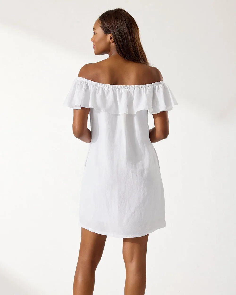Damen Tommy Bahama Bademode Tommy Bahama St. Lucia Trägerloser Kleid-Cover-Up - Weiß